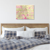 Toile Carte topographique du Colorado de Nell (Insitu(Chambre))