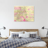 Toile Carte topographique du Colorado de Nell (Insitu(Chambre))