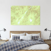 Toile Carte topographique du Mont Marcy - Adirondack Par (Insitu(Chambre))