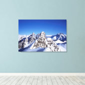 Toile Carte Vacances St Anton Autriche (Insitu (Plancher de Bois))