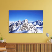 Toile Carte Vacances St Anton Autriche (Insitu(Salon))