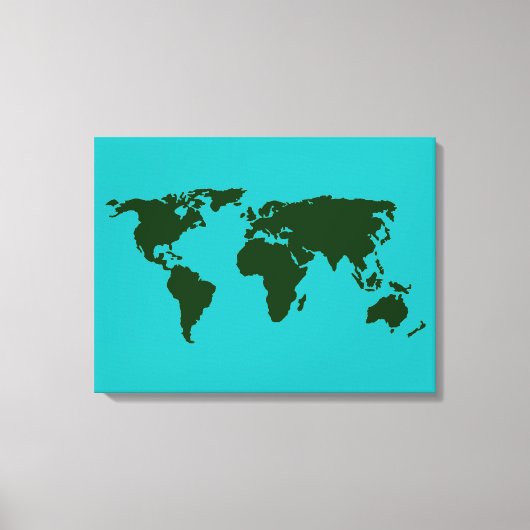 Toile carte verte&bleue (Recto)