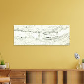 Toile Carte vintage du barrage Hoover (1930) (Insitu(Salon))