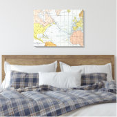 TOILE CARTE : VOYAGES ATLANTIQUES (Insitu(Chambre))