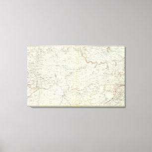 Toile Carte XV de GEN