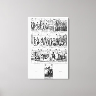 Toile Cartes de jeu