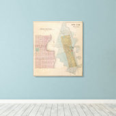 Toile Cartes de New Auburn, Minnesota (Insitu (Plancher de Bois))