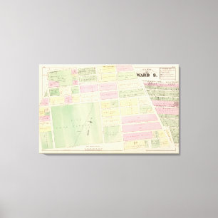 Toile Cartes de rue et de bâtiment