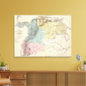 Toile Cartes militaires historiques du Venezuela (Insitu(Salon))
