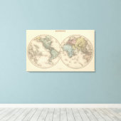 Toile Cartes mondiales (Insitu (Plancher de Bois))