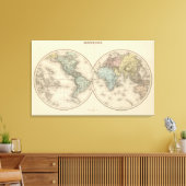 Toile Cartes mondiales (Insitu(Salon))