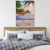 Toile Cartes postales Summer Beach - 1/3 (Insitu(Chambre))