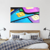 Toile Cartes SIM colorées (Insitu(Chambre))