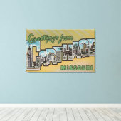 Toile Carthage, Missouri - Scènes de grandes lettres (Insitu (Plancher de Bois))