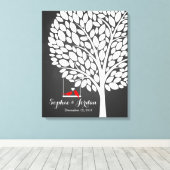 Toile Cartier mariage alternatif rouge (Insitu (Plancher de Bois))