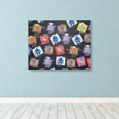 Toile Cartoon robotique mécanique (Insitu (Plancher de Bois))