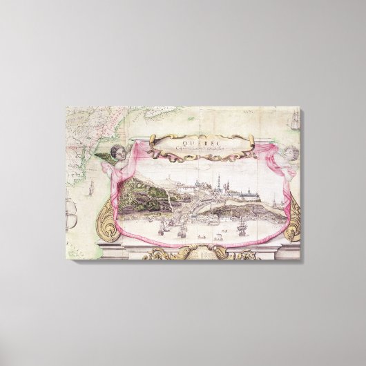 Toile Cartouche du Québec (Recto)