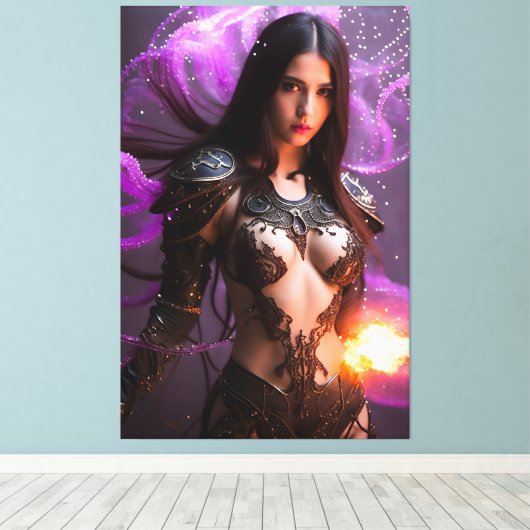 Toile Carybdea Brevipedalia 014 (Insitu (Plancher de Bois))