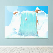 Toile Cascade (Insitu (Plancher de Bois))