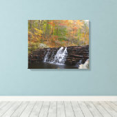 Toile Cascade à Laurel Hill State Park I (Insitu (Plancher de Bois))