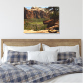 Toile Cascade aux Emerald Pools dans le parc national de (Insitu(Chambre))