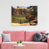 Toile Cascade aux Emerald Pools dans le parc national de (Insitu(Salon))