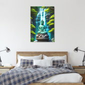Toile Cascade Bouddha (Insitu(Chambre))