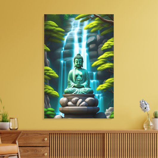 Toile Cascade Bouddha (Insitu(Salon))