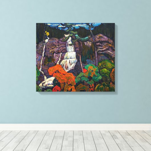 Toile Cascade d'Algoma | J.E.H. MacDonald | (Insitu (Plancher de Bois))