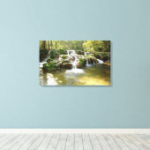 Toile Cascade dans la forêt (Insitu (Plancher de Bois))