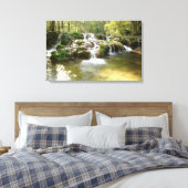 Toile Cascade dans la forêt (Insitu(Chambre))