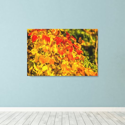 Toile Cascade d'automne (Insitu (Plancher de Bois))