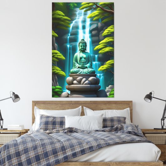 Toile Cascade de Bouddha (Insitu(Chambre))