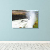 Toile Cascade de Gullfoss - Sud-Ouest de l'Islande (Insitu (Plancher de Bois))