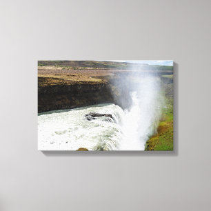 Toile Cascade de Gullfoss - Sud-Ouest de l'Islande