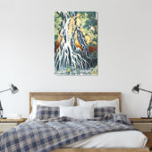 Toile Cascade de Kirifuri, Hokusai (Insitu(Chambre))