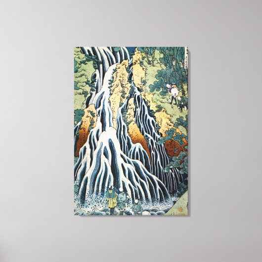 Toile Cascade de Kirifuri, Hokusai (Recto)