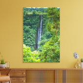 Toile Cascade de Papapapaitai dans la jungle (Insitu(Salon))