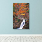 Toile Cascade de Sandankyo à l'automne (Insitu (Plancher de Bois))