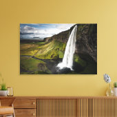 Toile Cascade de Seljalandsfoss | Islande (Insitu(Salon))