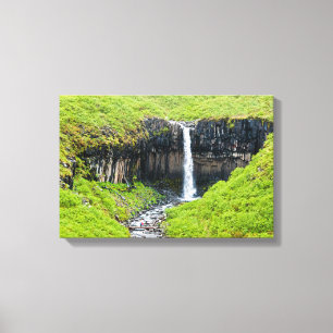 Toile Cascade de Svartifoss à Skaftafell - Islande