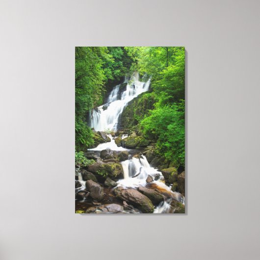 Toile Cascade de Torc paysage, Irlande (Recto)