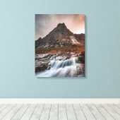Toile Cascade des îles Lofoten (Insitu (Plancher de Bois))