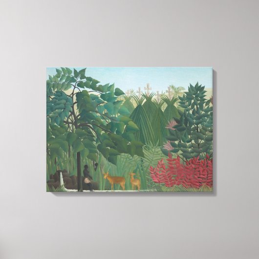 Toile Cascade d'Henri Rousseau, Art Vintage (Recto)
