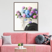 Toile Cascade d'hortensias (Insitu(Salon))