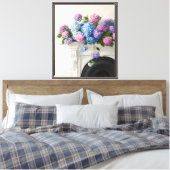 Toile Cascade d'hortensias (Insitu(Chambre))