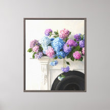 Cascade d'hortensias