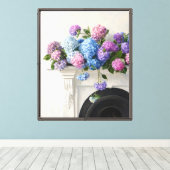 Toile Cascade d'hortensias (Insitu (Plancher de Bois))