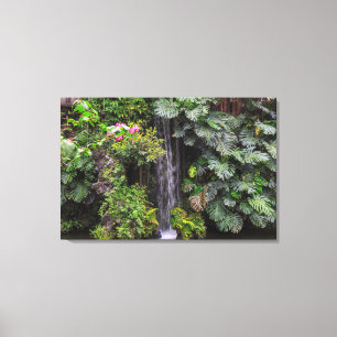 Toile Cascade du jardin luxuriant, Chine