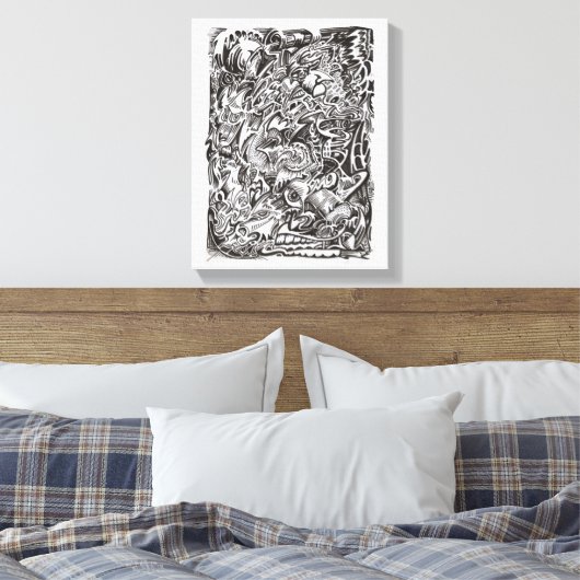 Toile Cascade mentale (Insitu(Chambre))